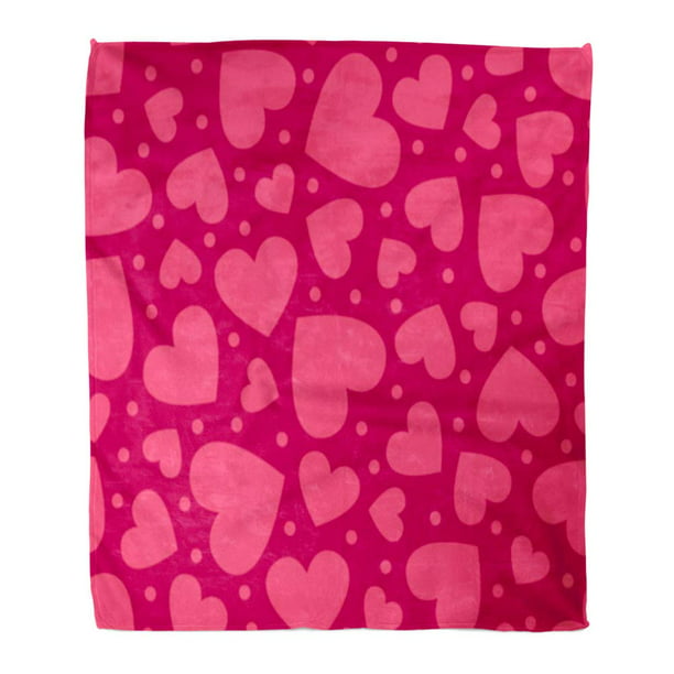 Red Heart,Home Flannel Blanket Throw Blanket for Bed Lightweight All Season Bed Blanket Easy Care 